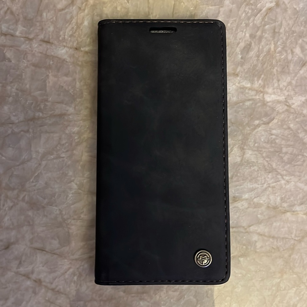 NIB! CaseMe Galaxy S8 black Wallet Leather Case
